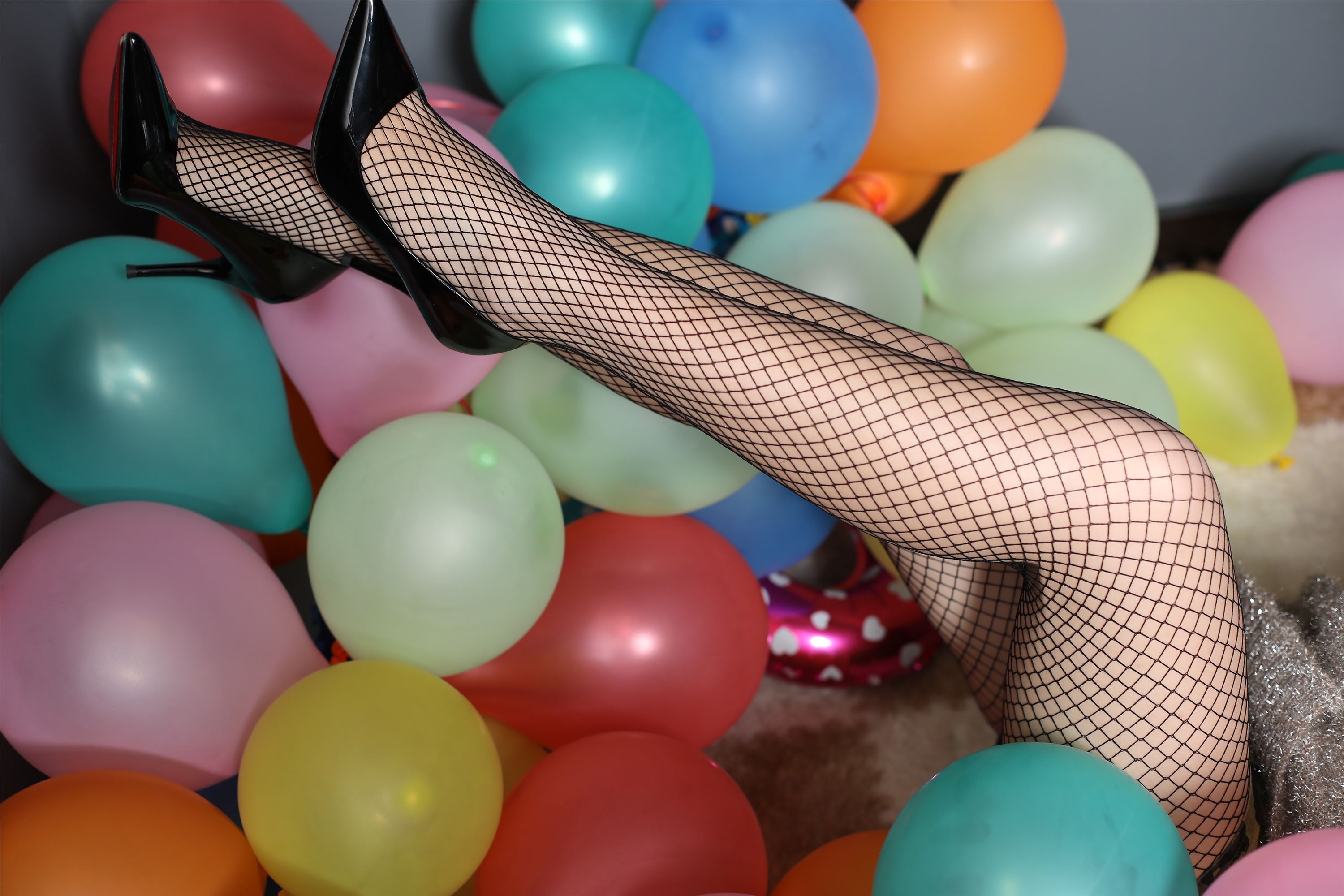 奈丝写真 NO.050 毛毛-妩媚渔网袜